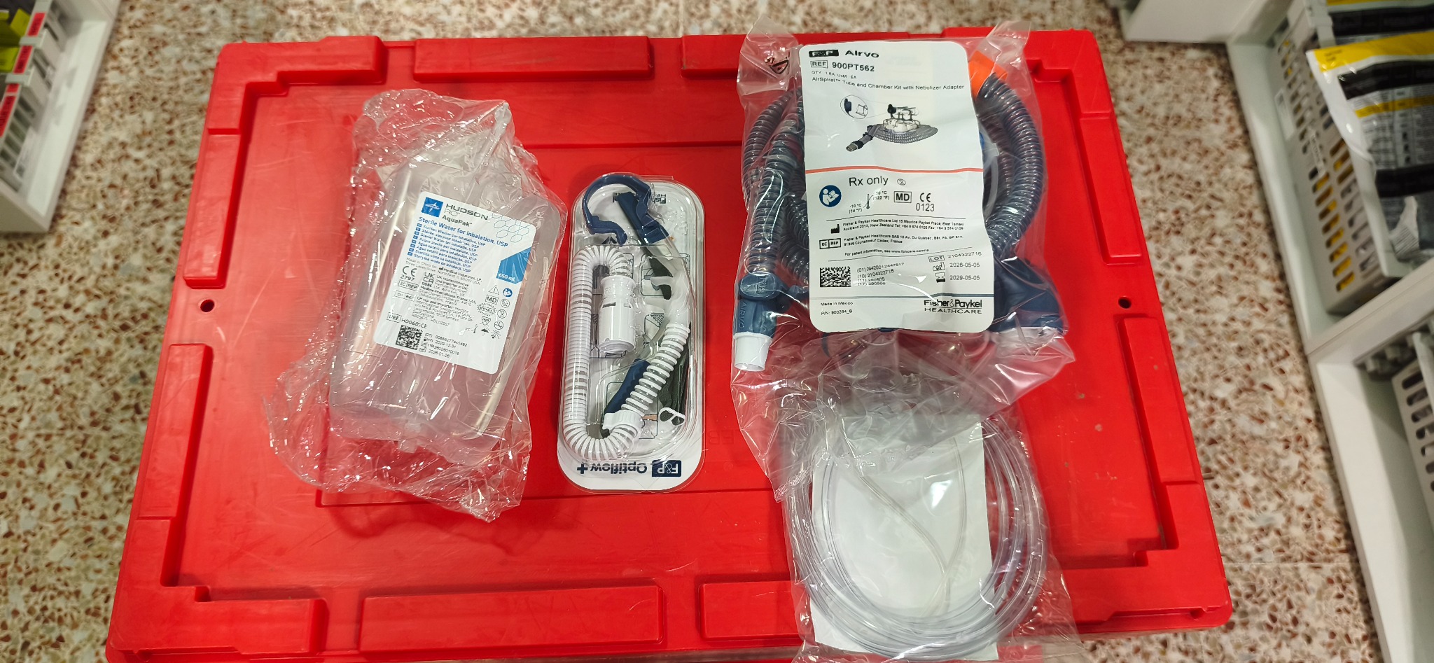 Material AIRVO 2 per a alt flux amb ulleres nasals